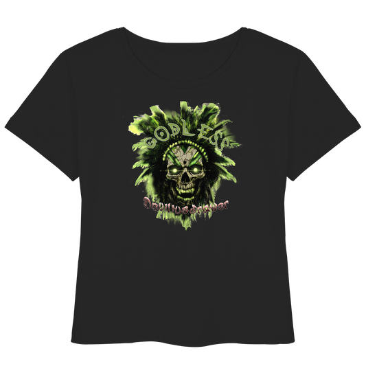 Deviliusdrawer Godless Skull - Womens Organic Lightweight T-Shirt