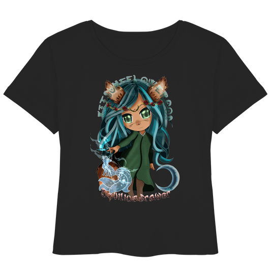 Deviliusdrawer Kitsuneflower - Womens Organic Lightweight T-Shirt