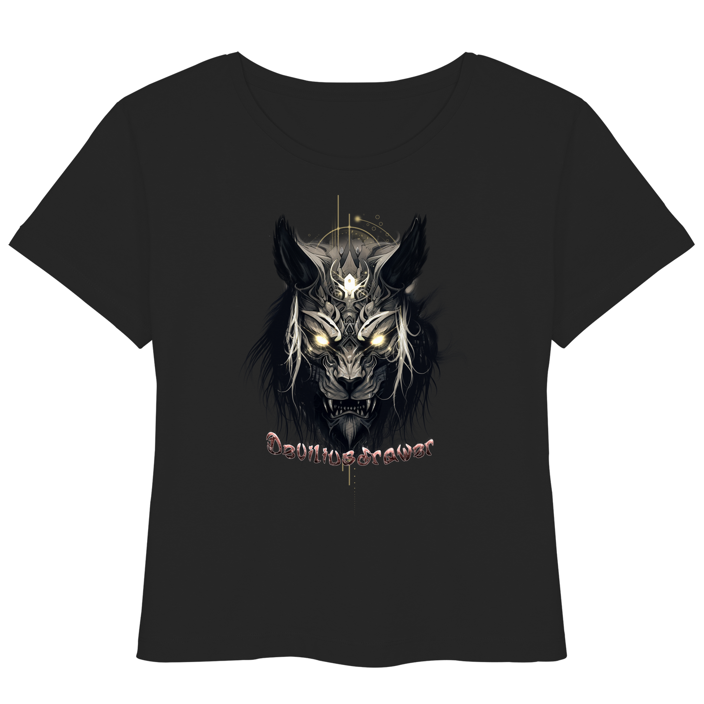 Deviliusdrawer Wolftiger - Womens Organic Lightweight T-Shirt