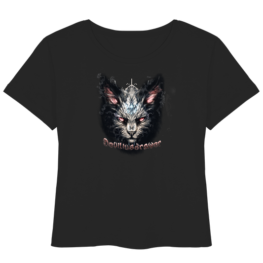 Deviliusdrawer Myshtical Redeyed Cat - Womens Organic Lightweight T-Shirt