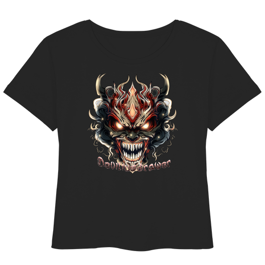 Deviliusdrawer Evil Vamp Mask - Womens Organic Lightweight T-Shirt