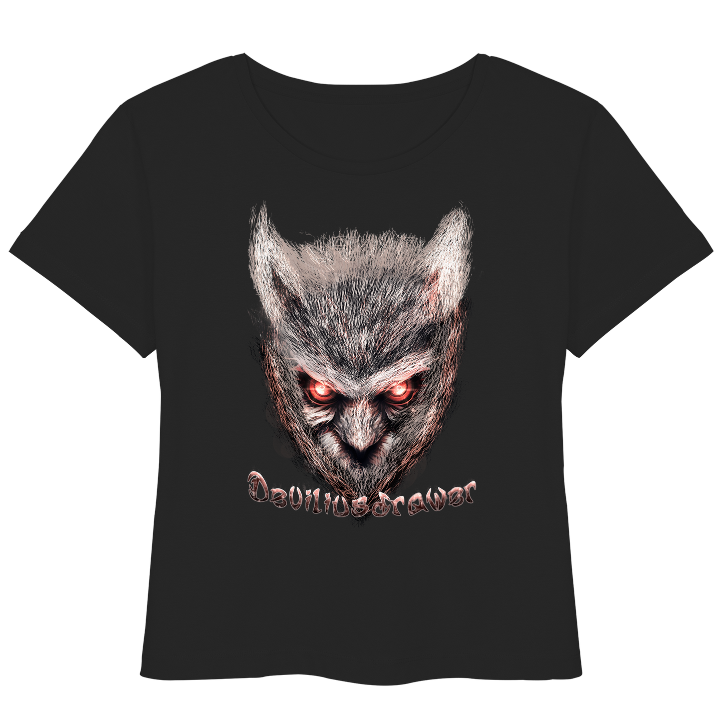 Deviliusdrawer Red Eyed Owl - Womens Organic Lightweight T-Shirt