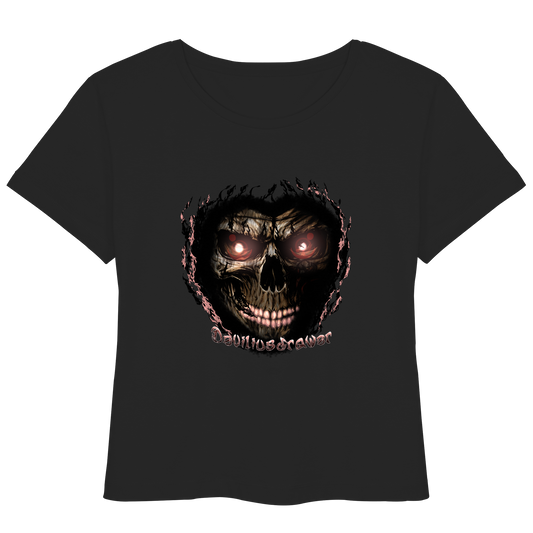 Deviliusdrawer Glow Skeleton - Womens Organic Lightweight T-Shirt