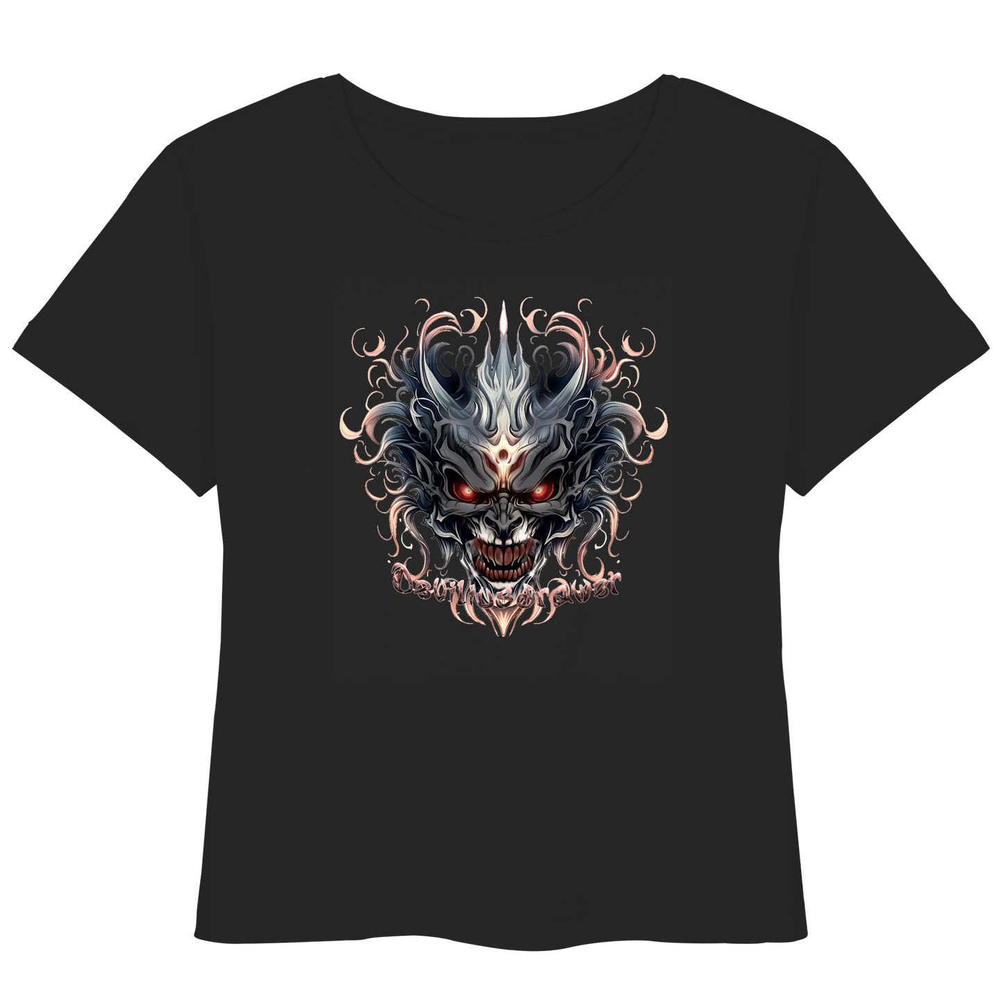 Deviliusdrawer Demon Mask - Womens Organic Lightweight T-Shirt