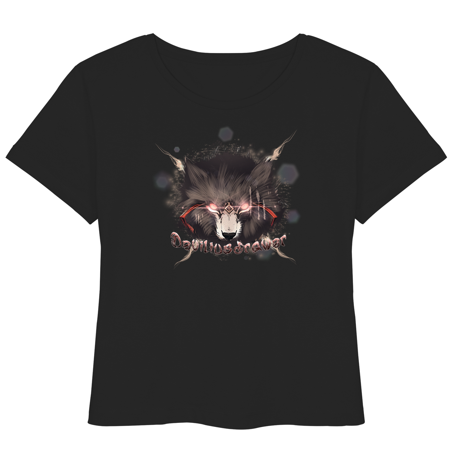 Deviliusdrawer Sparking Wolf - Womens Organic Lightweight T-Shirt