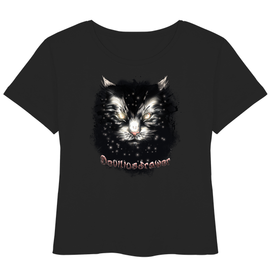 Deviliusdrawer Star Cat - Womens Organic Lightweight T-Shirt