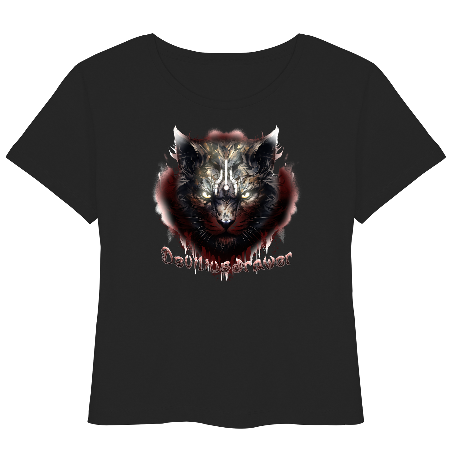 Deviliusdrawer Angry Badass - Womens Organic Lightweight T-Shirt