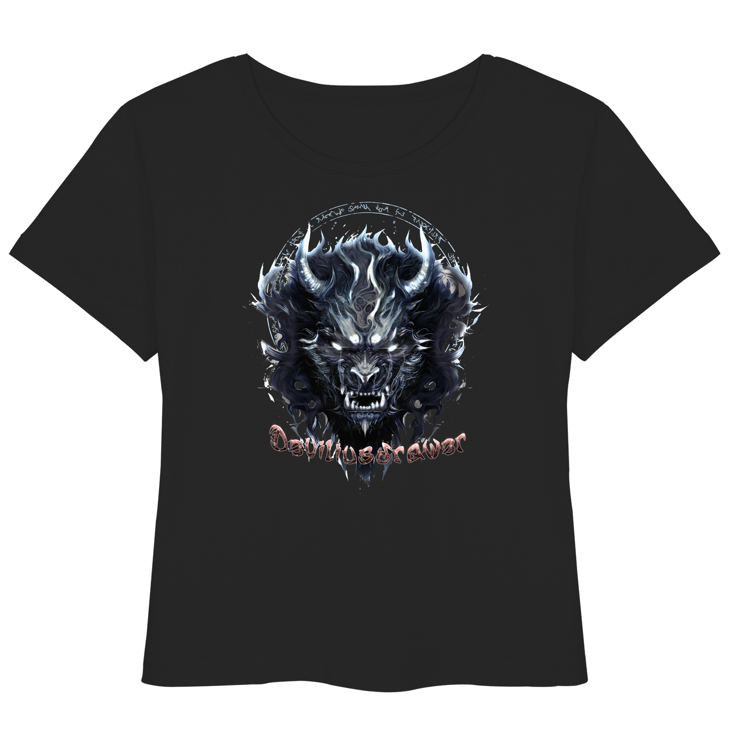 Deviliusdrawer Dark Wolf Mask - Womens Organic Lightweight T-Shirt