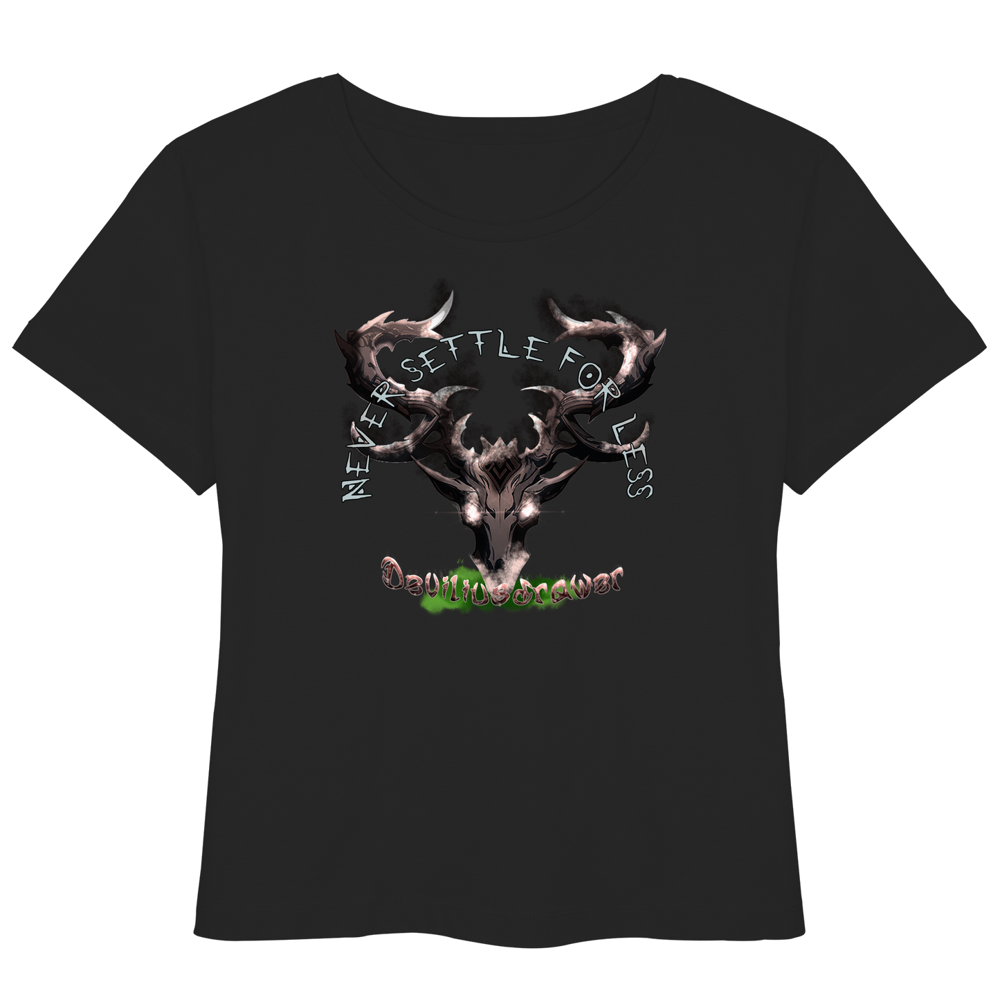 Deviliusdrawer Cruel Deer - Womens Organic Lightweight T-Shirt