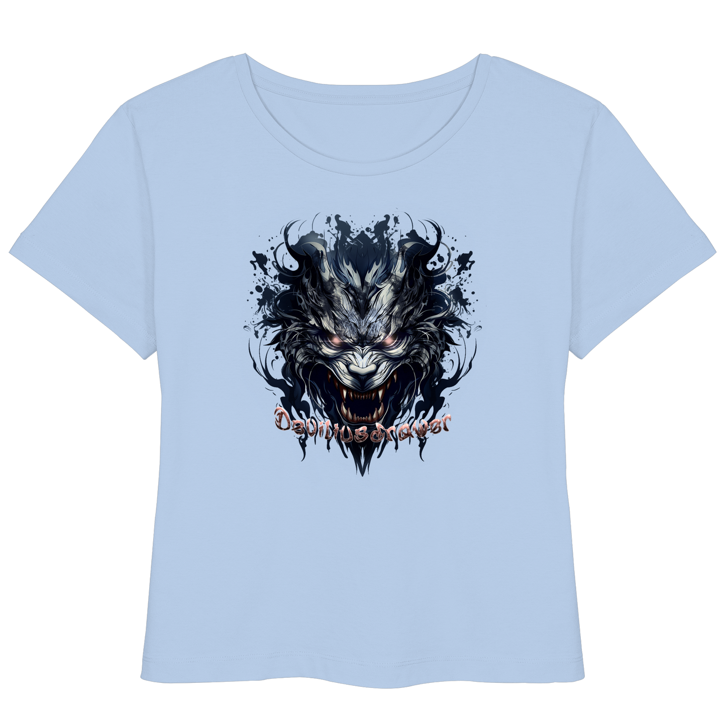 Deviliusdrawer Cruel Wolf - Womens Organic Lightweight T-Shirt