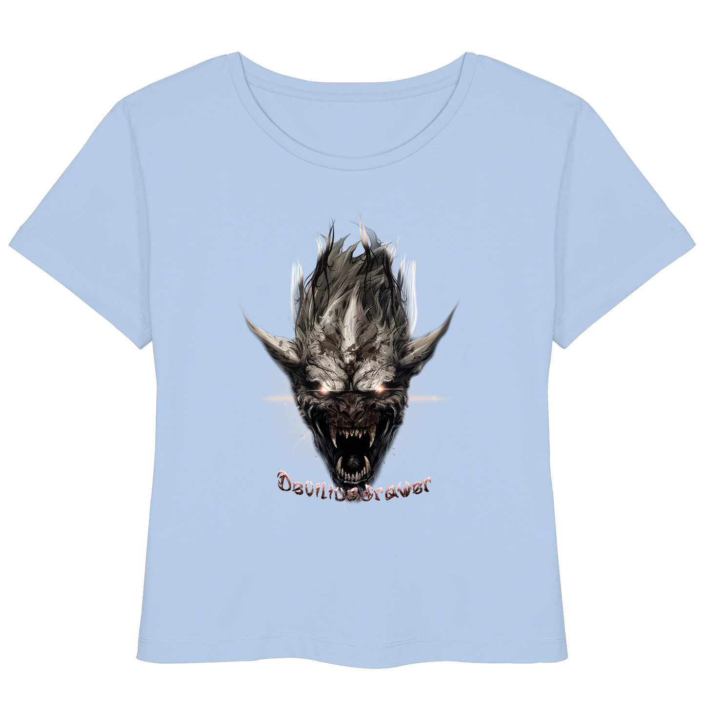 Deviliusdrawer Beast Wearwolf - Womens Organic Lightweight T-Shirt