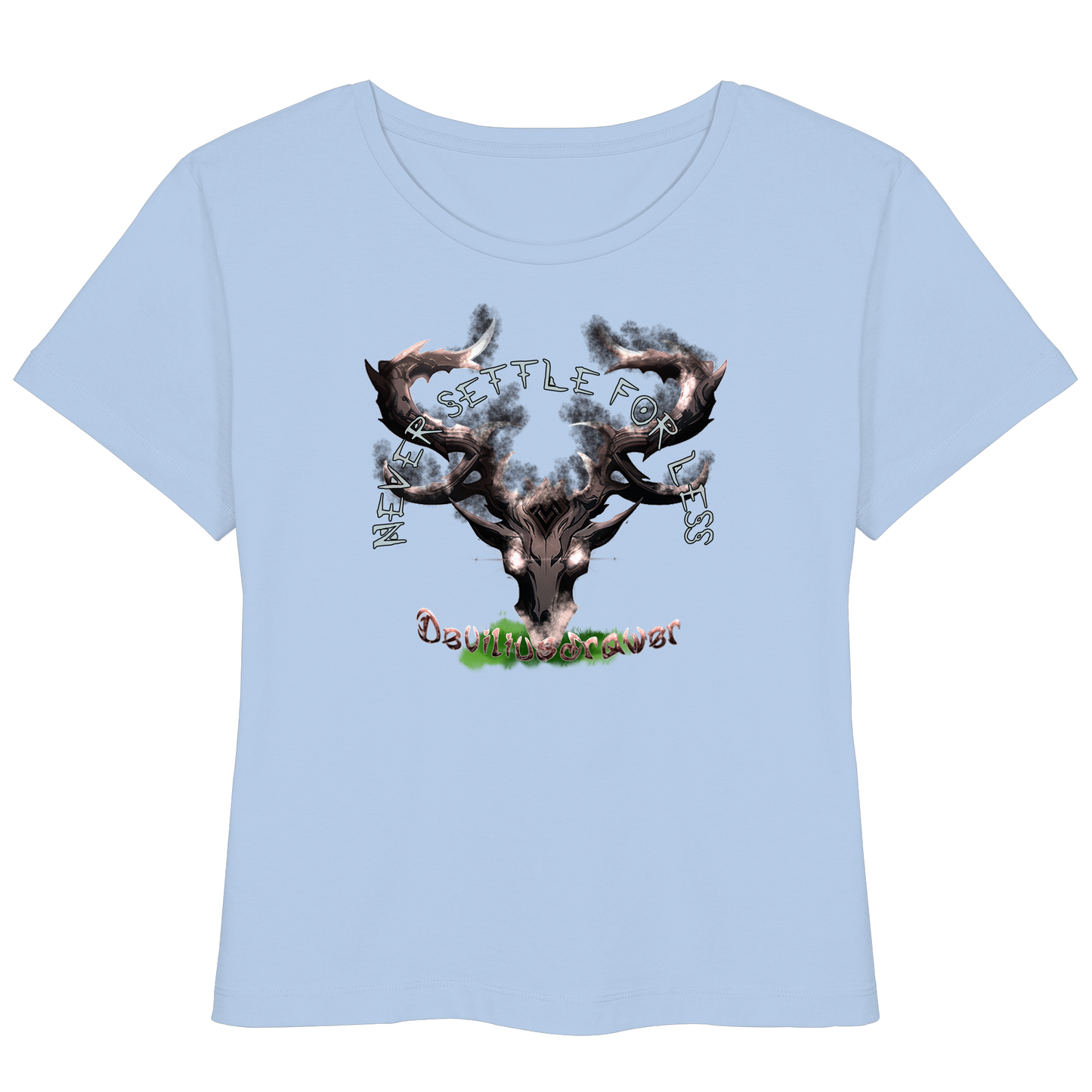 Deviliusdrawer Cruel Deer - Womens Organic Lightweight T-Shirt