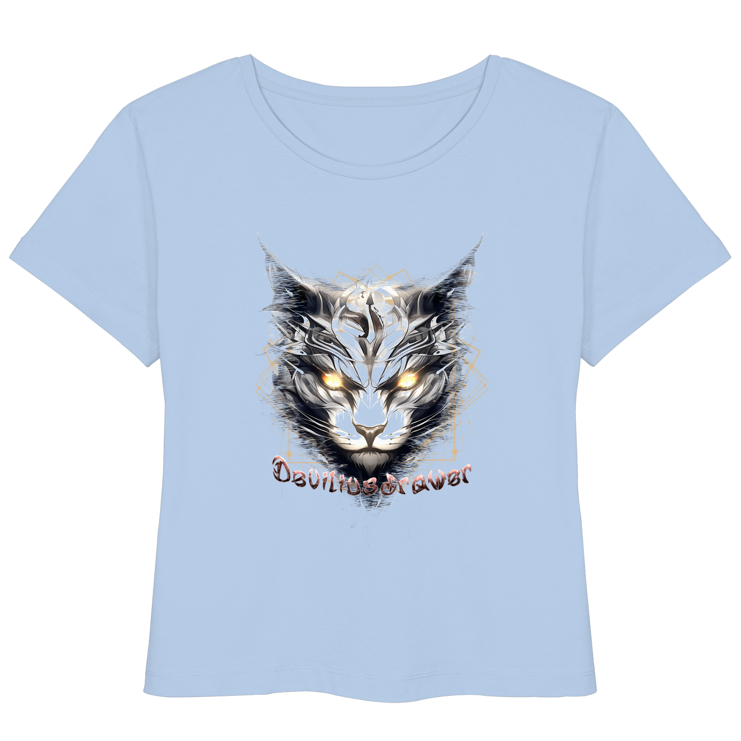 Deviliusdrawer Magician Cat - Womens Organic Lightweight T-Shirt