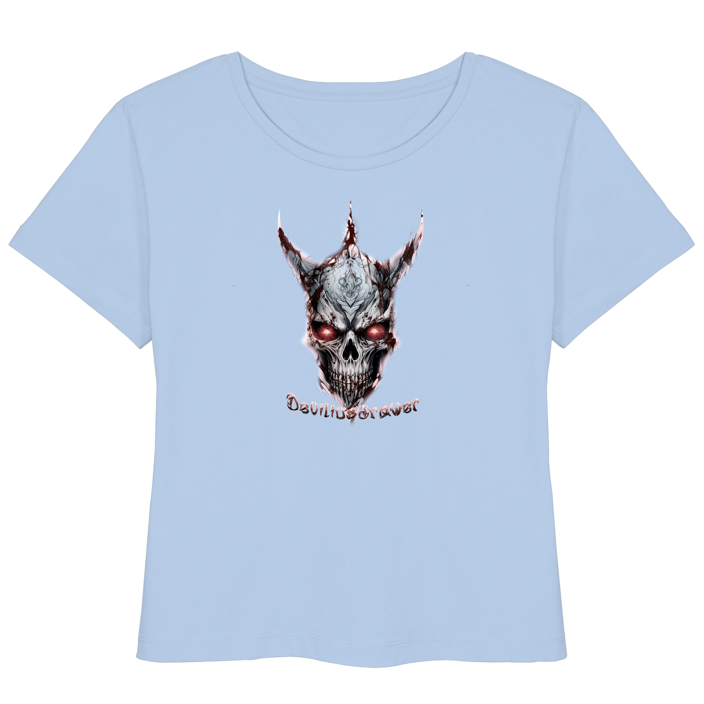 Deviliusdrawer Bloody Skeleton - Womens Organic Lightweight T-Shirt