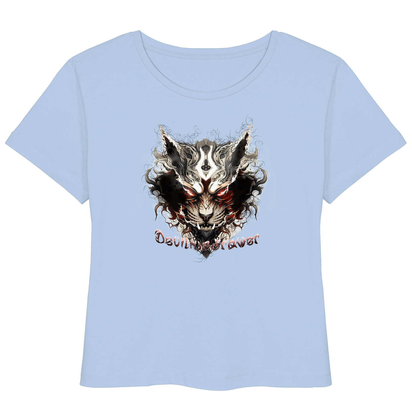 Deviliusdrawer Wild Hotcat  - Womens Organic Lightweight T-Shirt