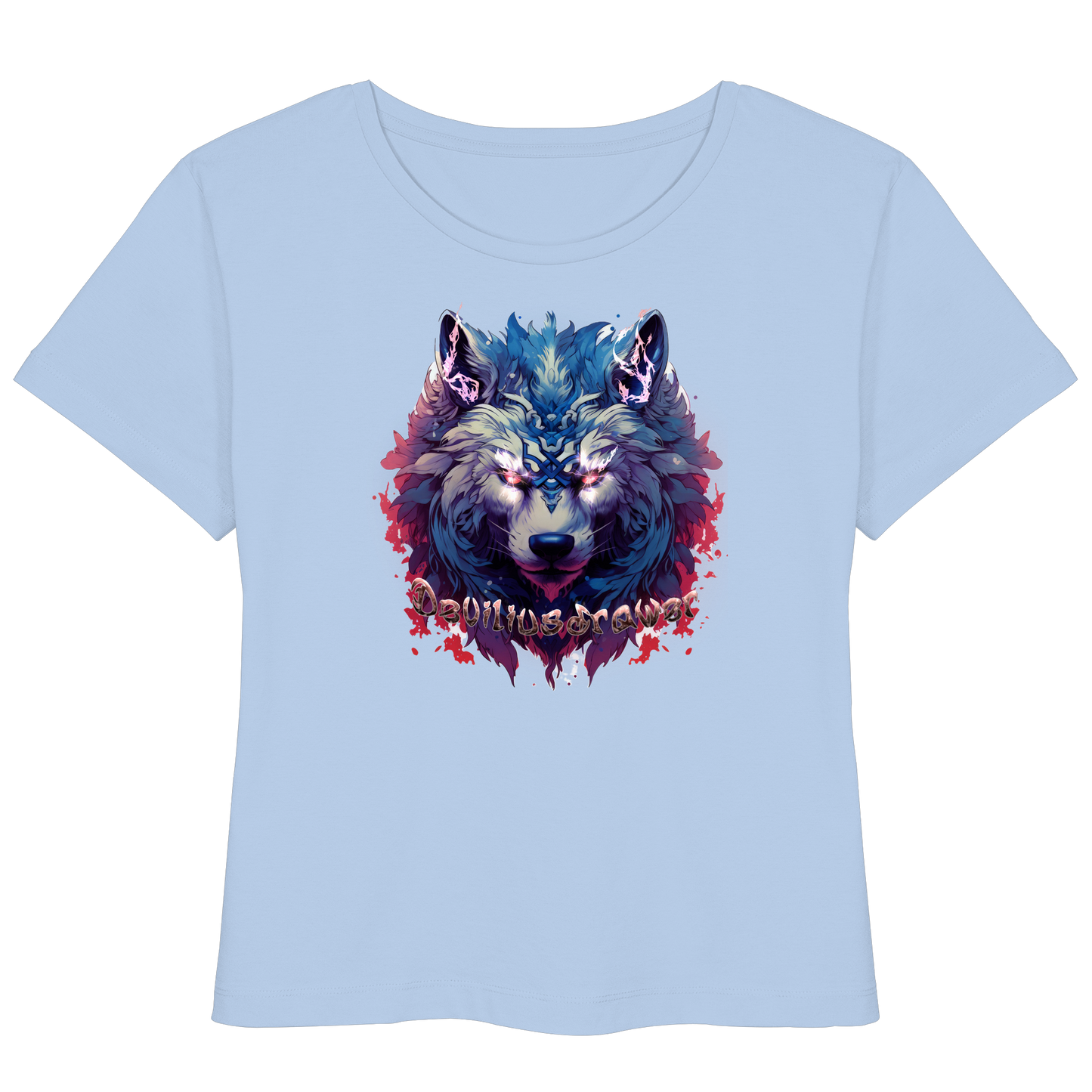 Deviliusdrawer Magic Wolf - Womens Organic Lightweight T-Shirt