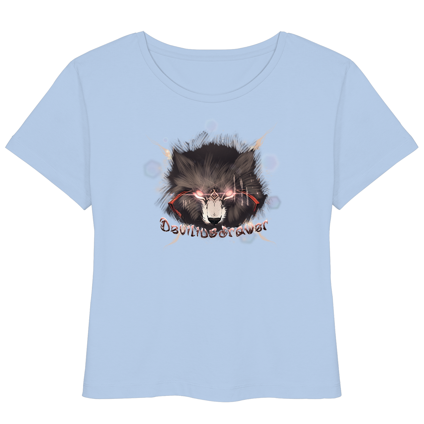 Deviliusdrawer Sparking Wolf - Womens Organic Lightweight T-Shirt