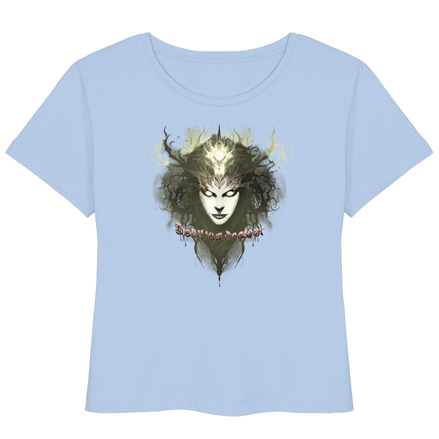 Deviliusdrawer Golden Demonica - Womens Organic Lightweight T-Shirt