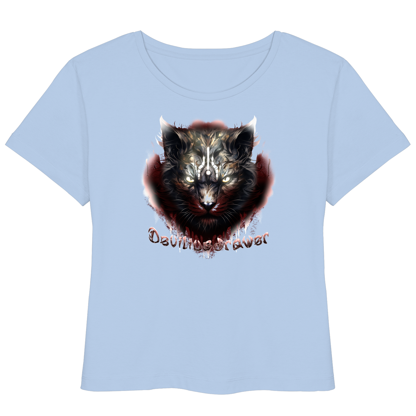 Deviliusdrawer Angry Badass - Womens Organic Lightweight T-Shirt