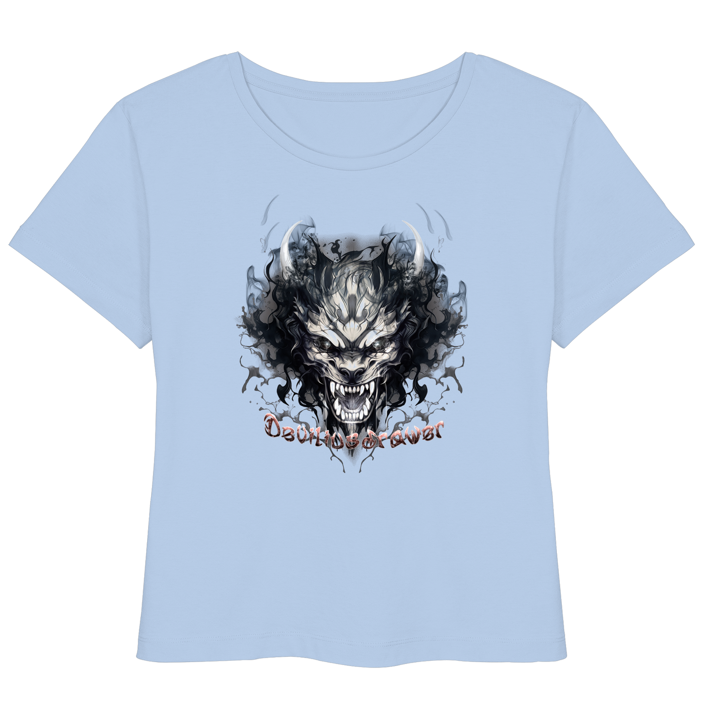 Deviliusdrawer Smoke Beast - Womens Organic Lightweight T-Shirt