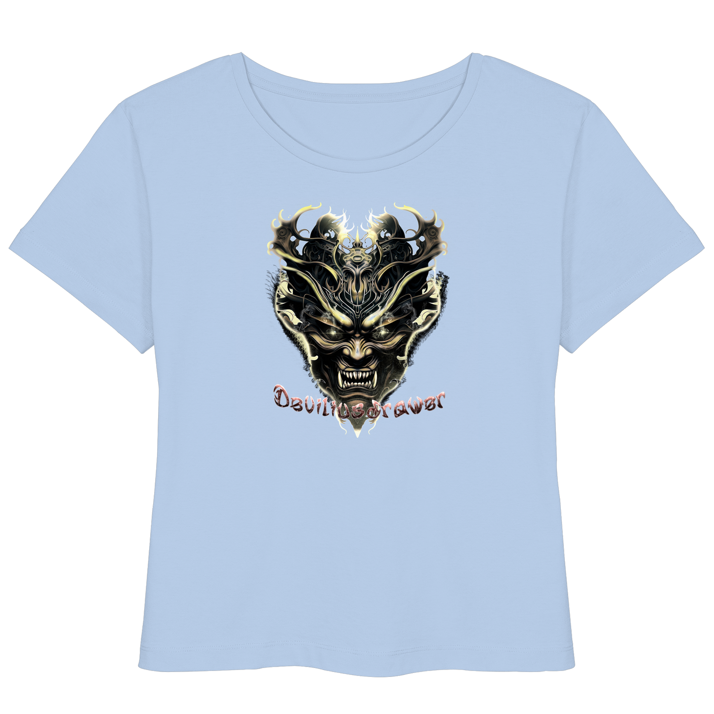 Deviliusdrawer Golden Demon Vampire - Womens Organic Lightweight T-Shirt
