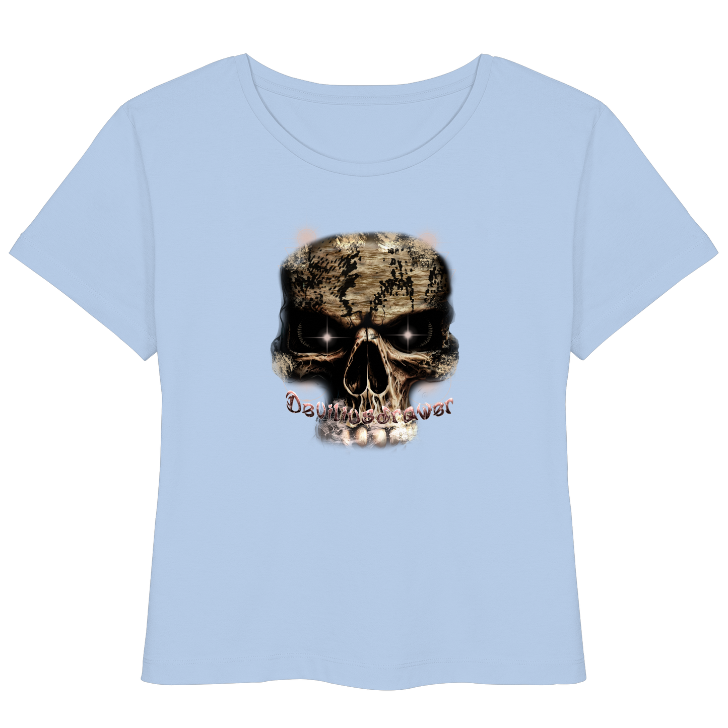 Deviliusdrawer Skeleton Eye - Womens Organic Lightweight T-Shirt
