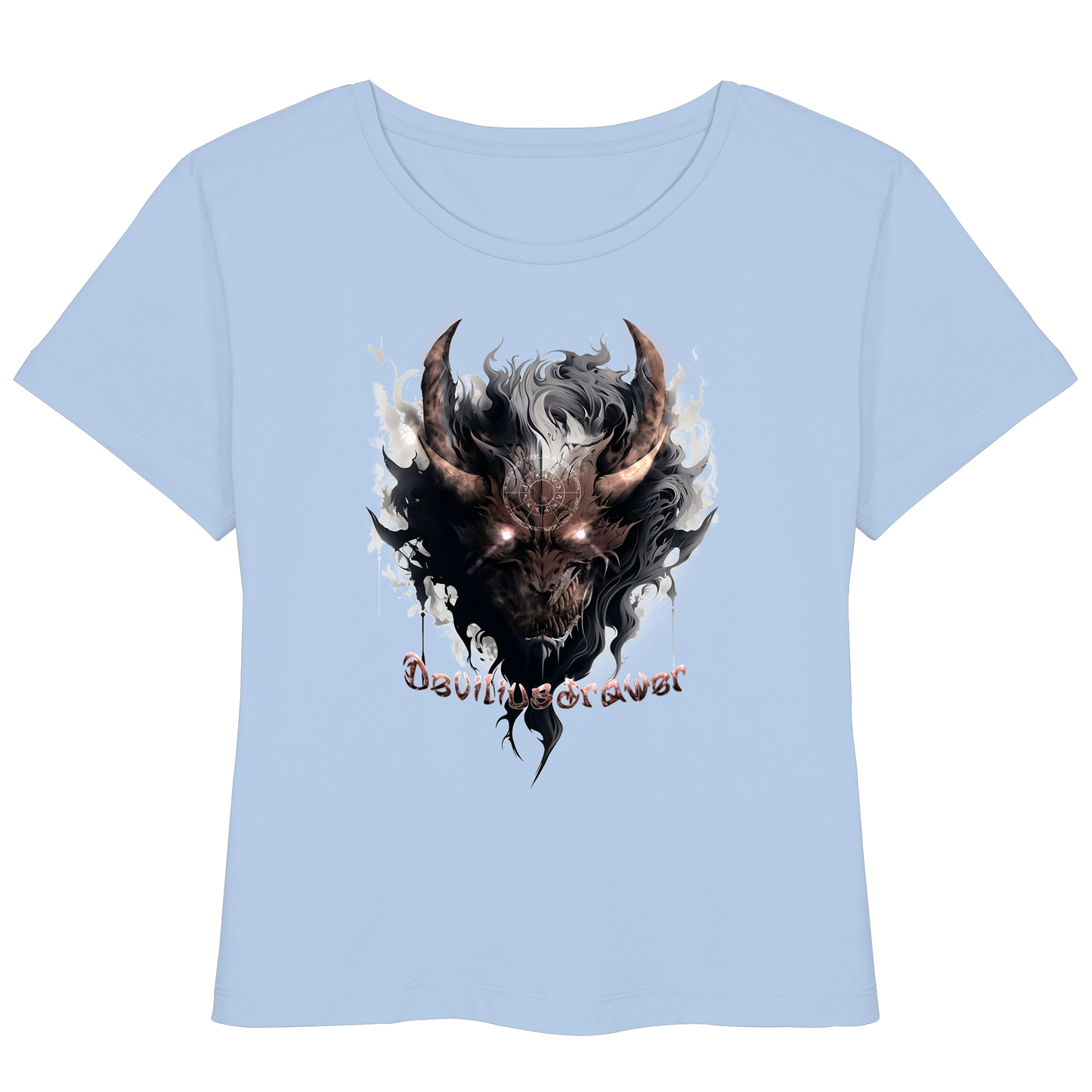Deviliusdrawer Magic Redeyed Demon - Womens Organic Lightweight T-Shirt