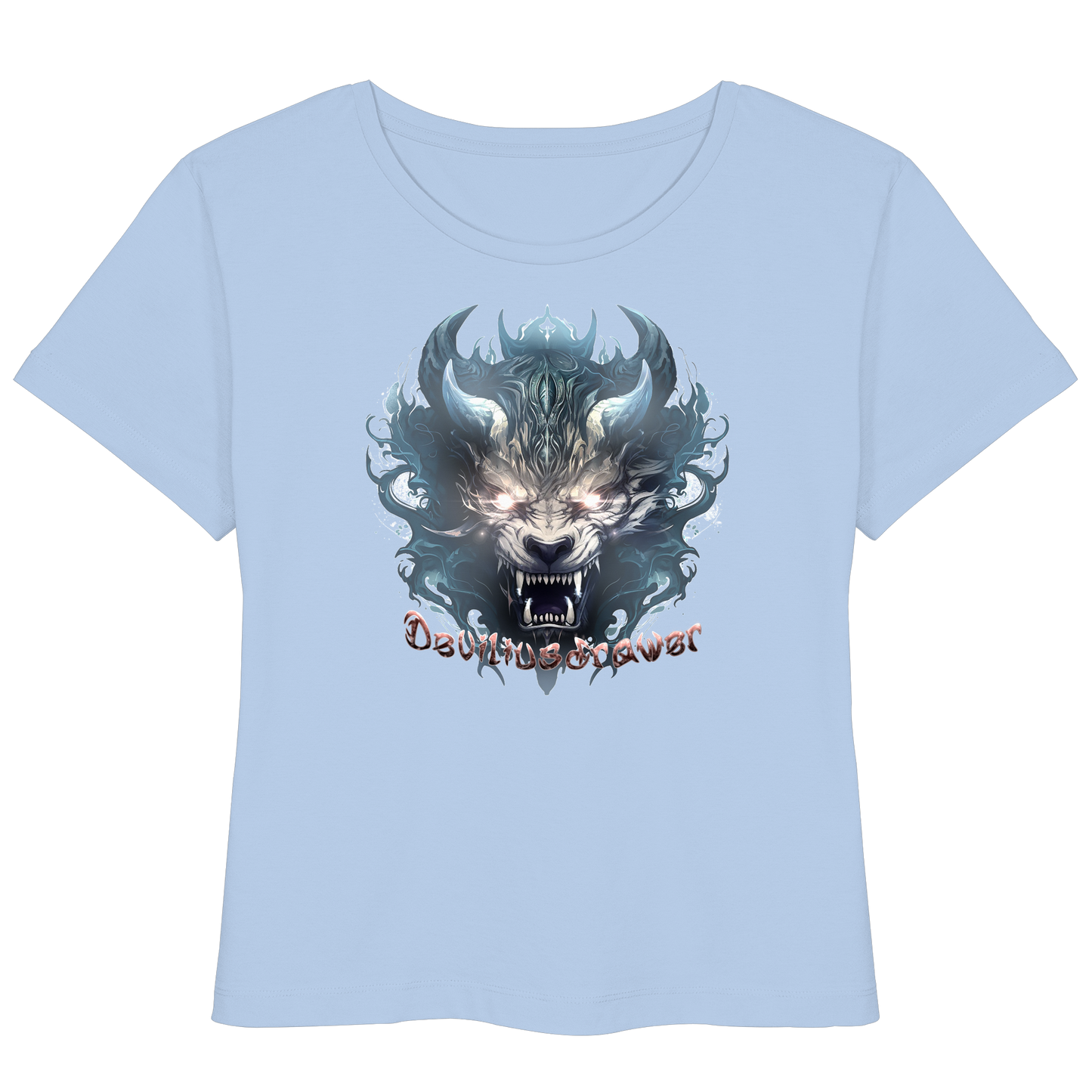 Deviliusdrawer Water Horn Tiger - Womens Organic Lightweight T-Shirt