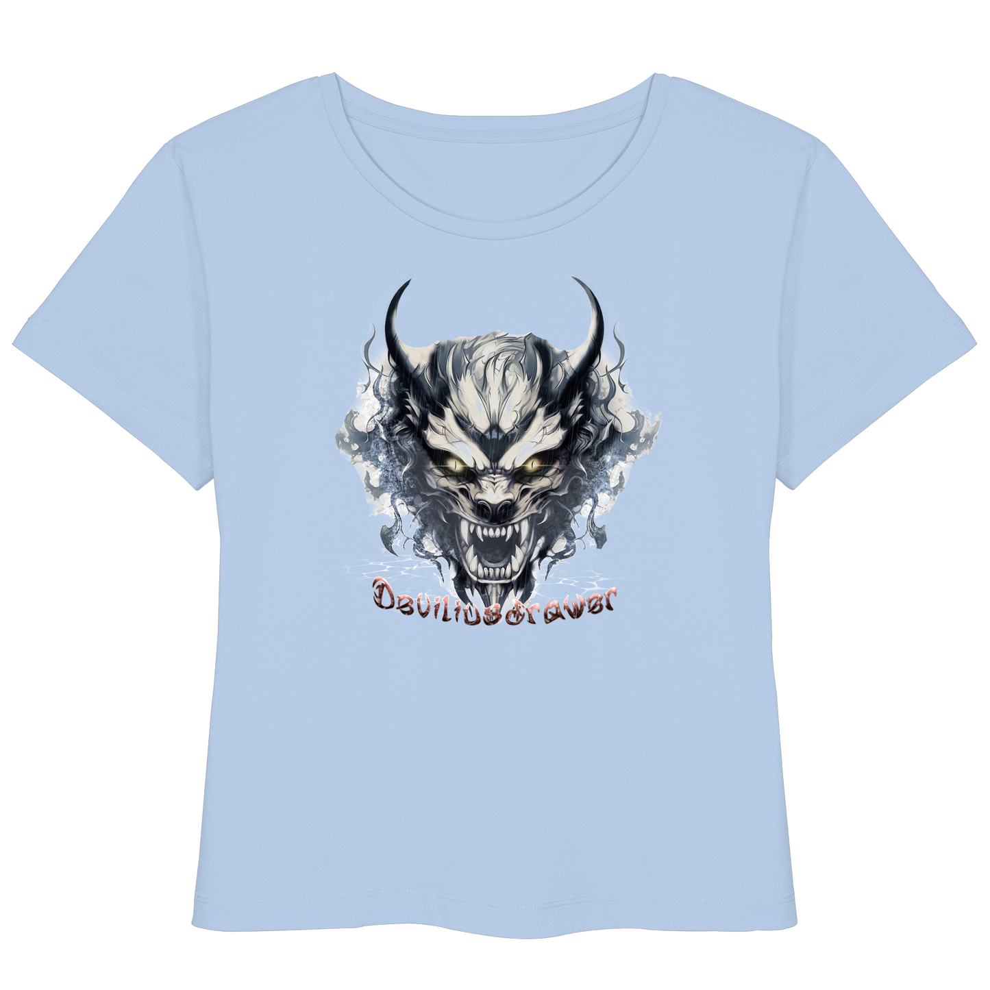 Deviliusdrawer Water Demon - Womens Organic Lightweight T-Shirt