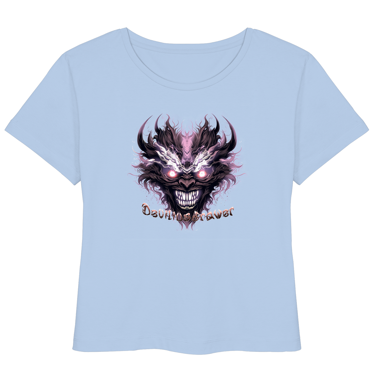 Deviliusdrawer Crazy Mask - Womens Organic Lightweight T-Shirt