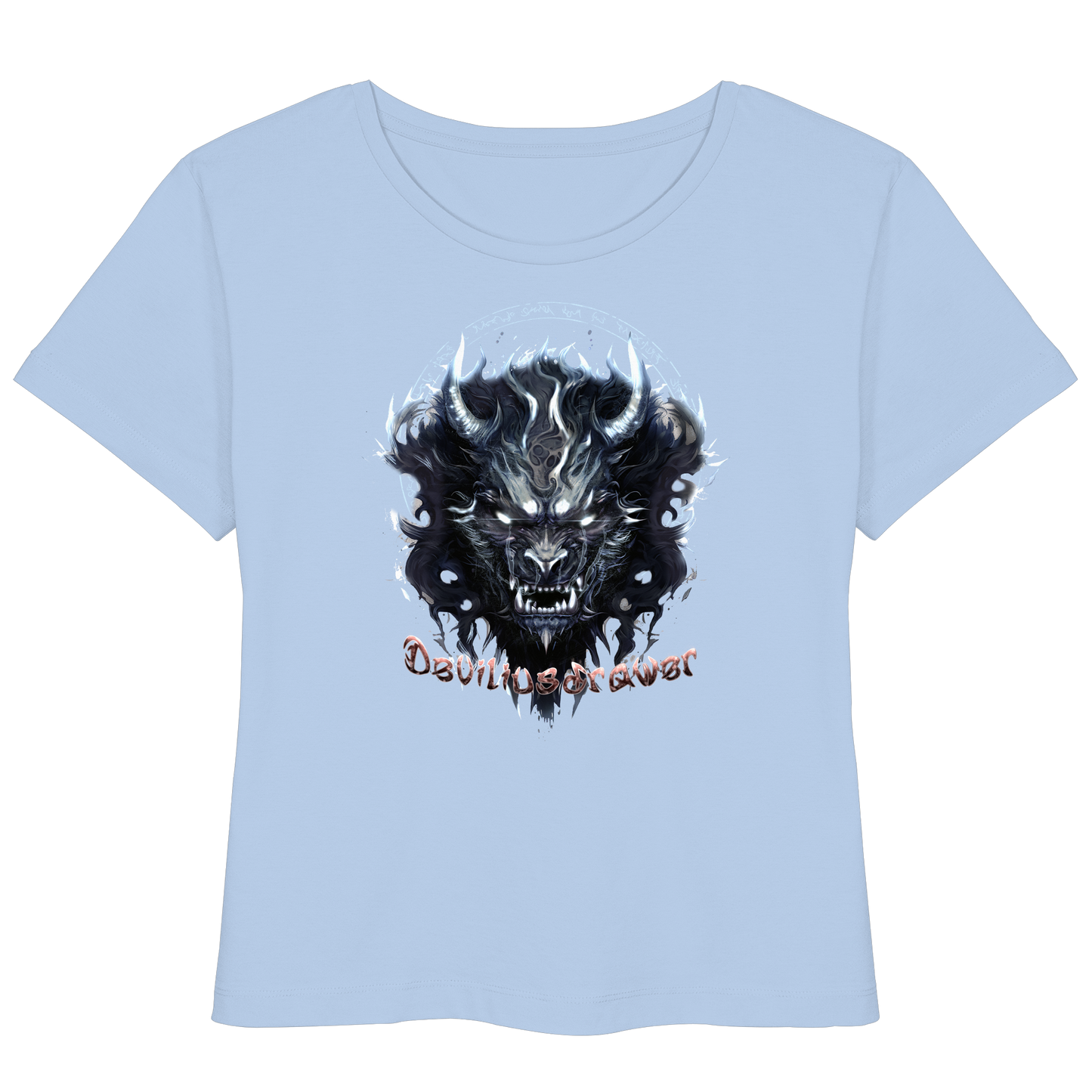 Deviliusdrawer Dark Wolf Mask - Womens Organic Lightweight T-Shirt