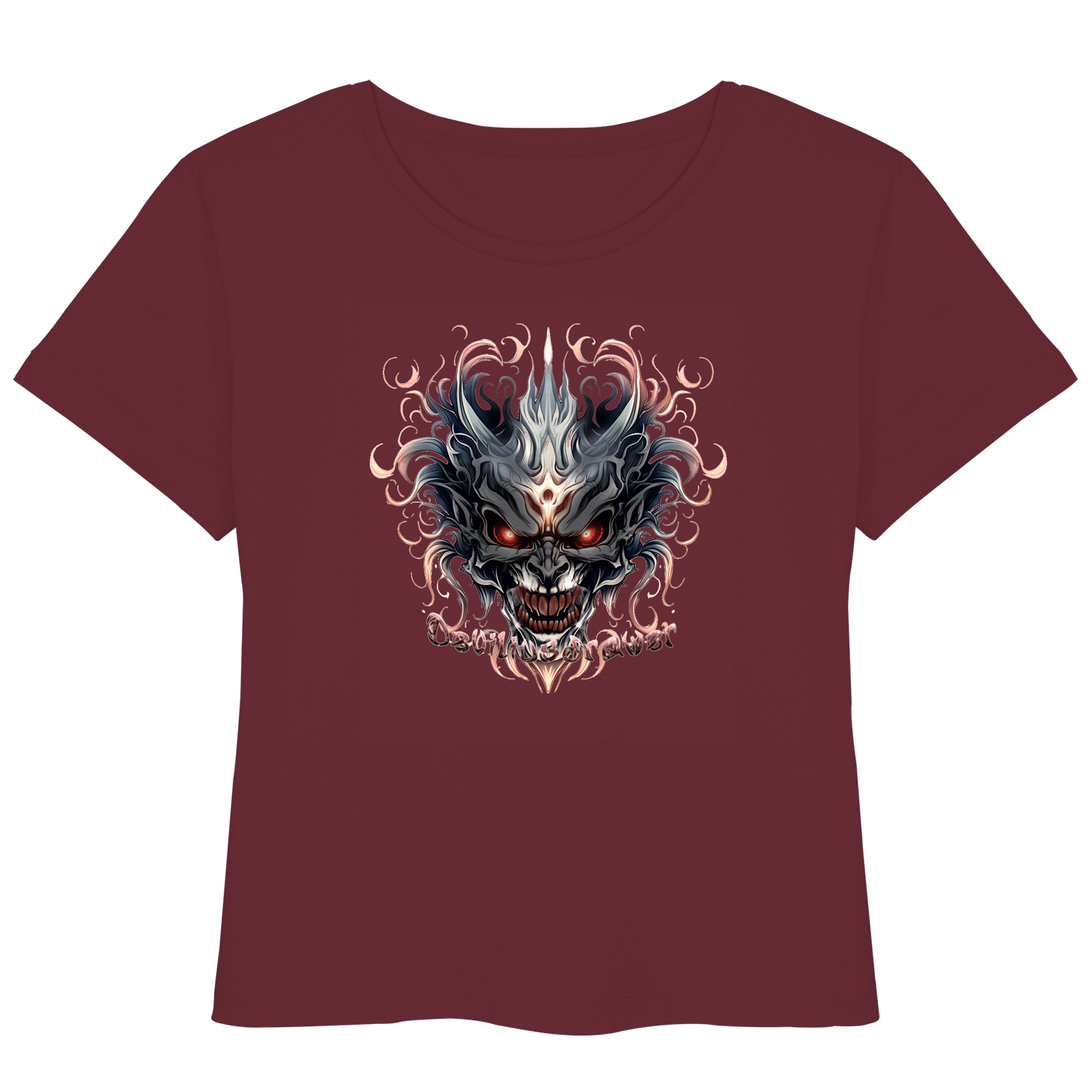Deviliusdrawer Demon Mask - Womens Organic Lightweight T-Shirt