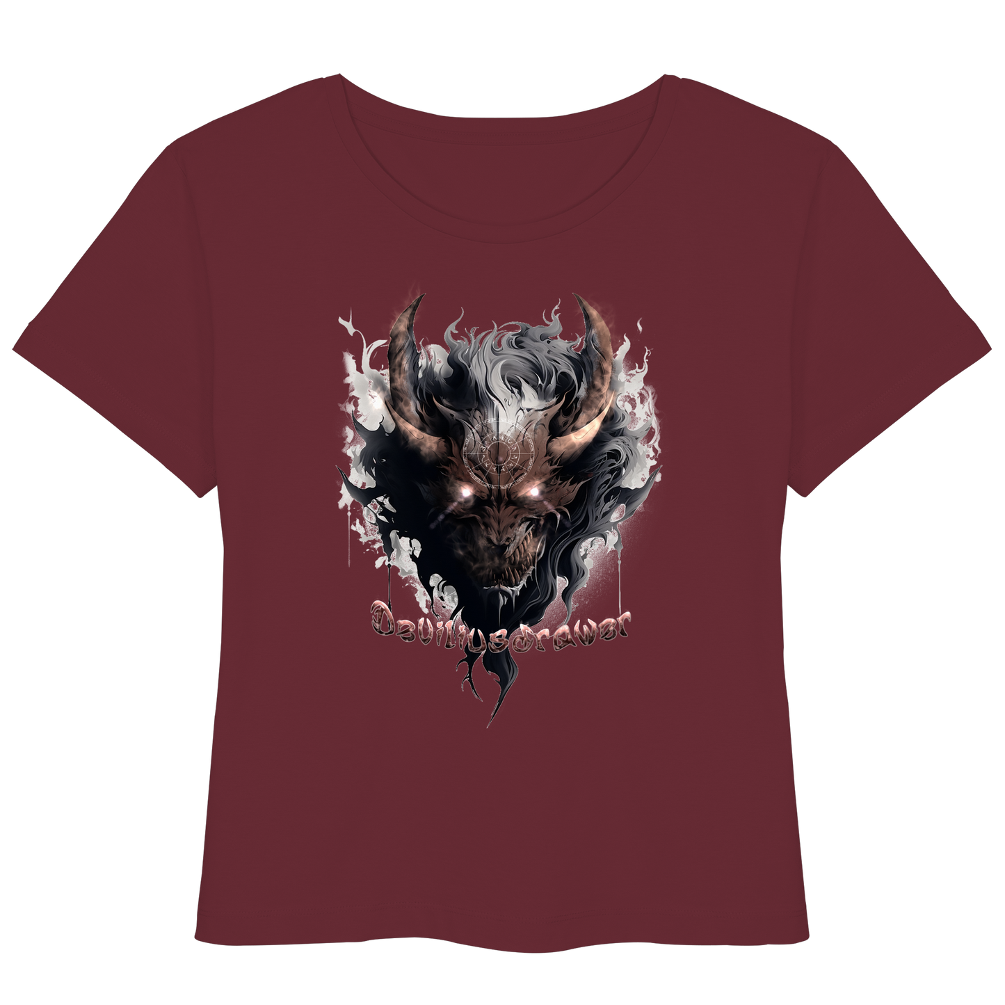 Deviliusdrawer Magic Redeyed Demon - Womens Organic Lightweight T-Shirt
