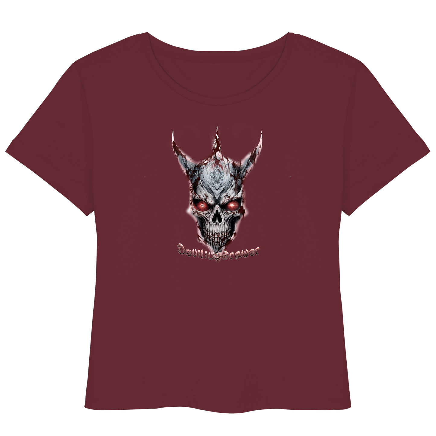 Deviliusdrawer Bloody Skeleton - Womens Organic Lightweight T-Shirt