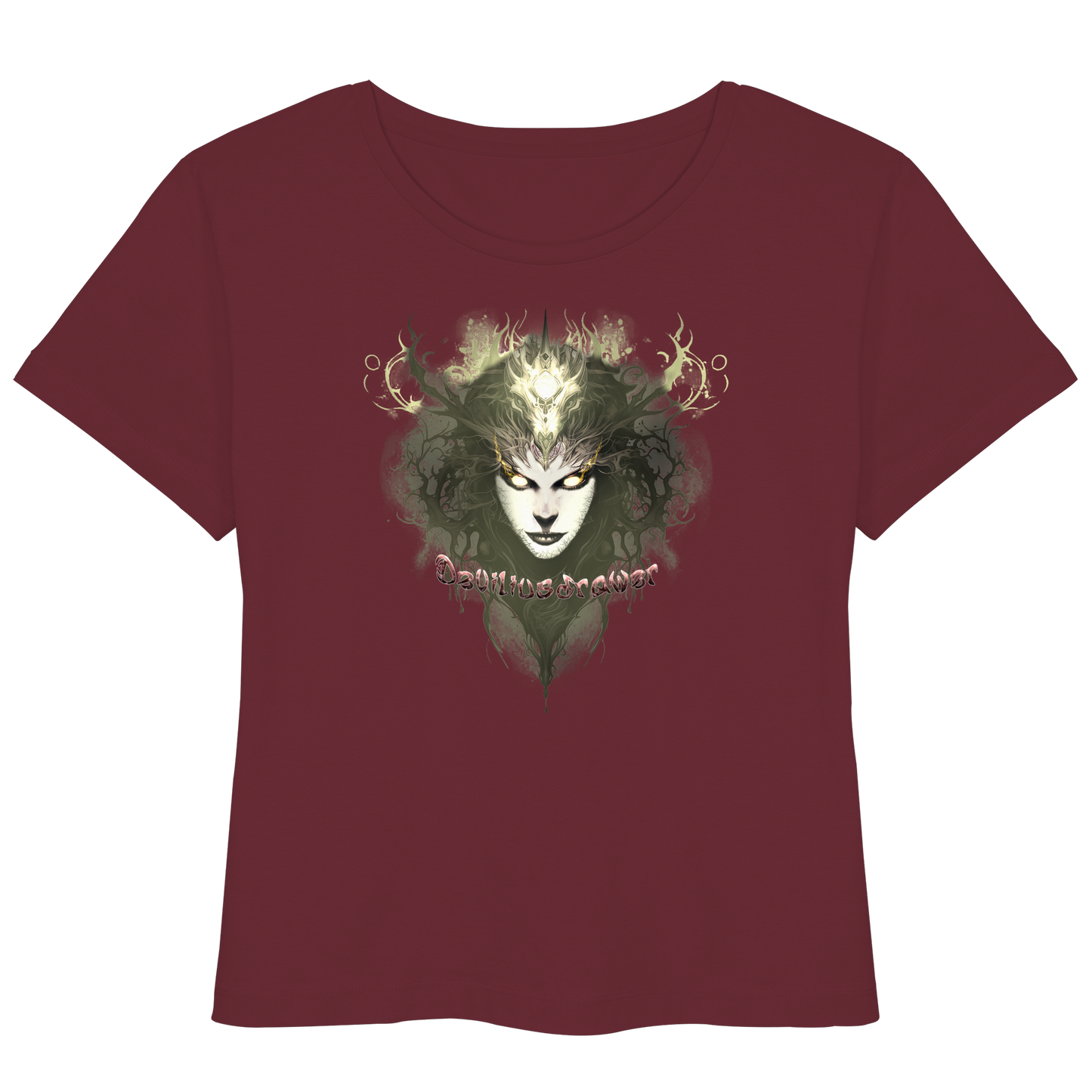 Deviliusdrawer Golden Demonica - Womens Organic Lightweight T-Shirt