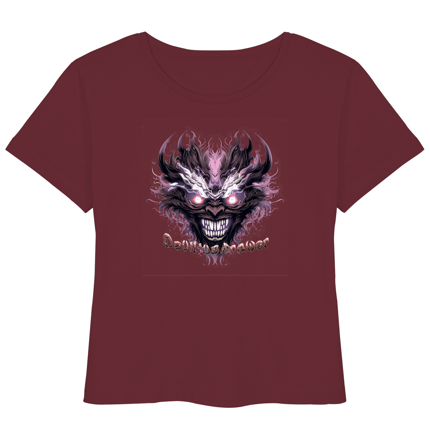 Deviliusdrawer Crazy Mask - Womens Organic Lightweight T-Shirt