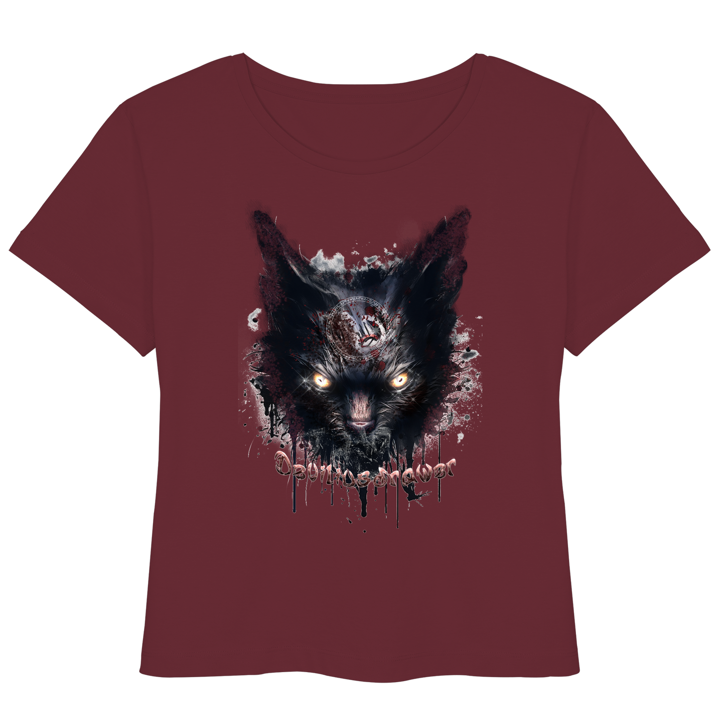 Deviliusdrawer Zombie Cat - Womens Organic Lightweight T-Shirt