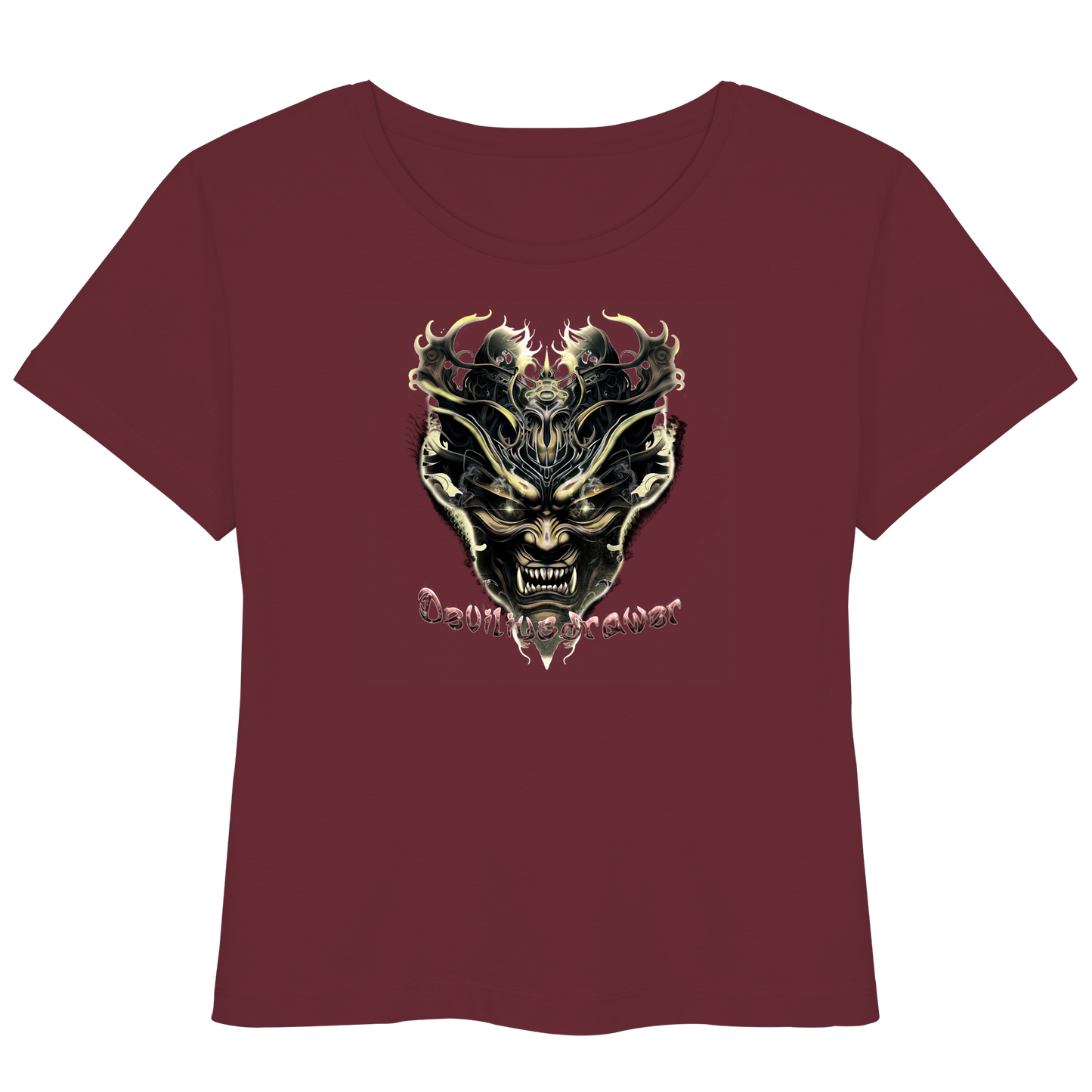 Deviliusdrawer Golden Demon Vampire - Womens Organic Lightweight T-Shirt