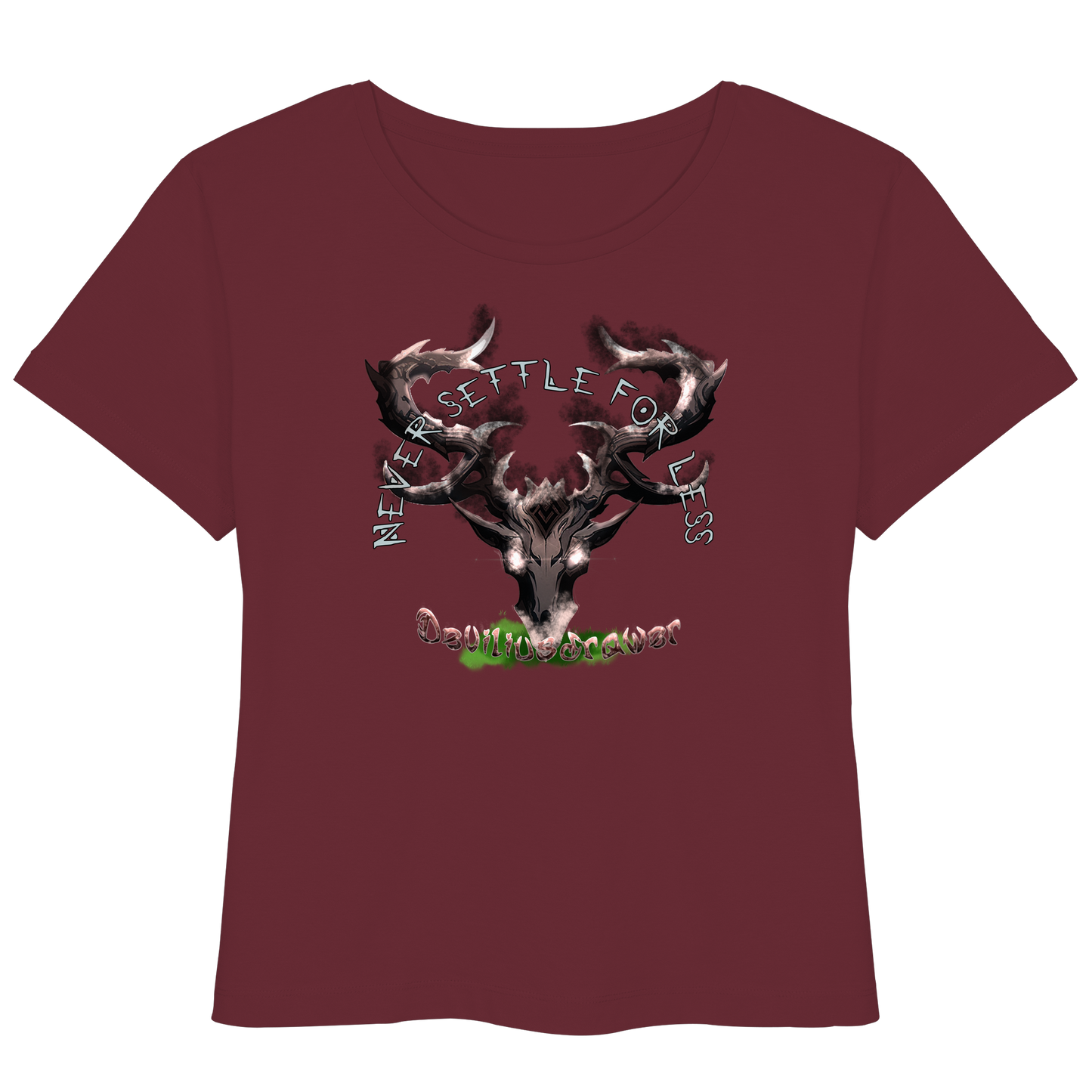 Deviliusdrawer Cruel Deer - Womens Organic Lightweight T-Shirt