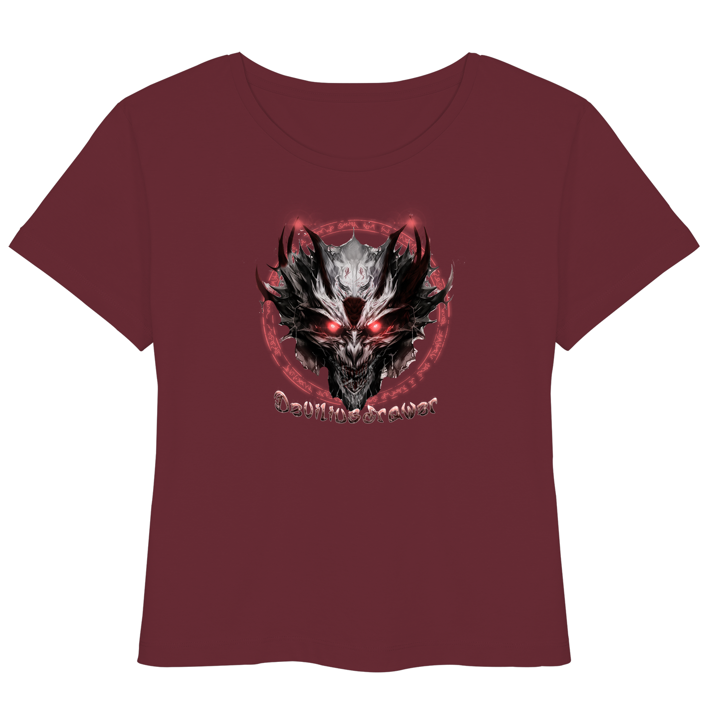 Deviliusdrawer Magic Glow Devil - Womens Organic Lightweight T-Shirt