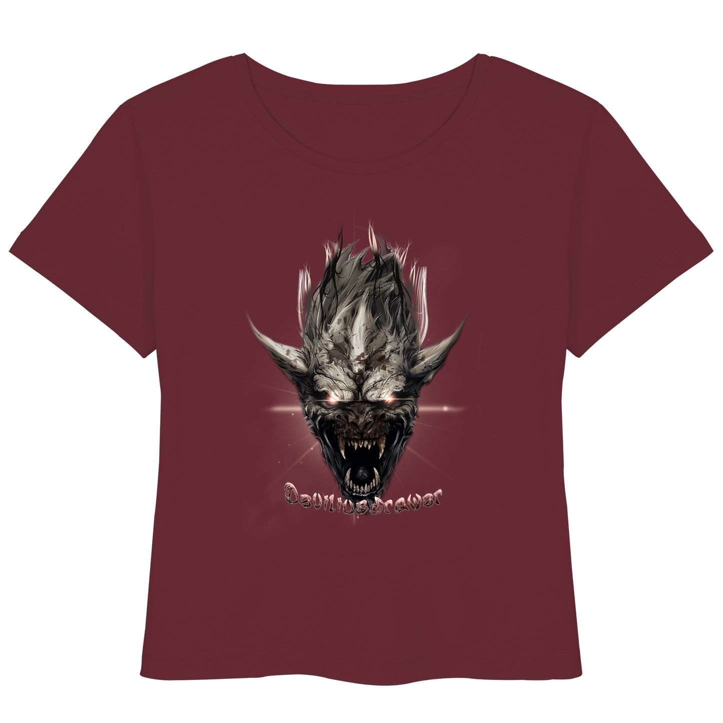 Deviliusdrawer Beast Wearwolf - Womens Organic Lightweight T-Shirt