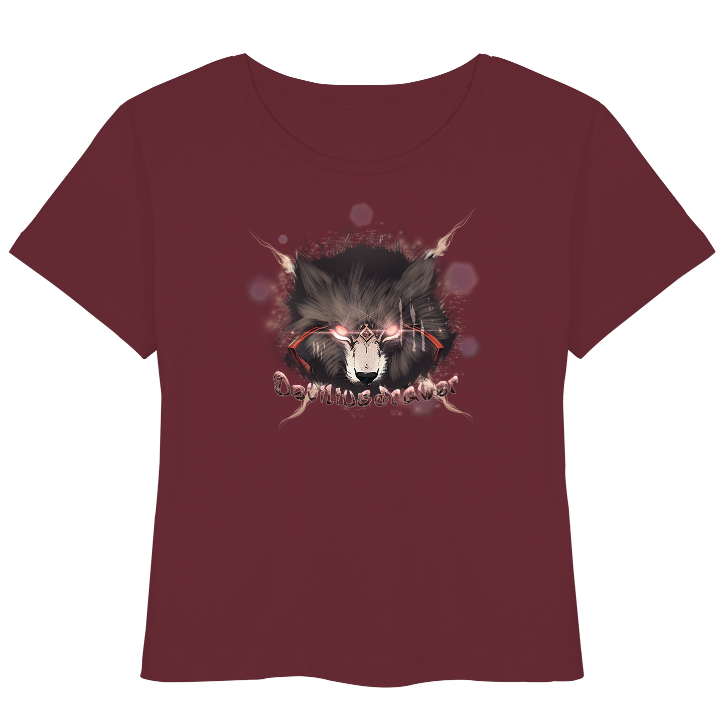 Deviliusdrawer Sparking Wolf - Womens Organic Lightweight T-Shirt