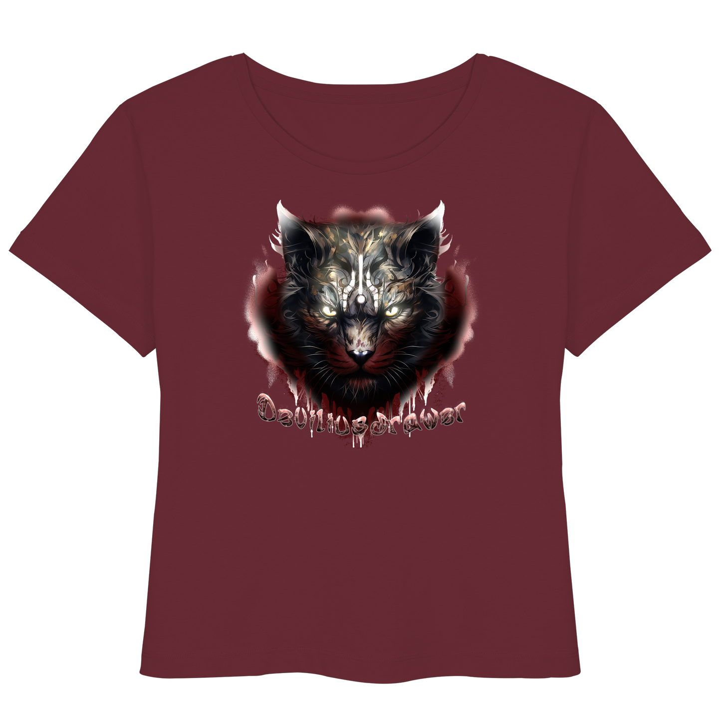 Deviliusdrawer Angry Badass - Womens Organic Lightweight T-Shirt