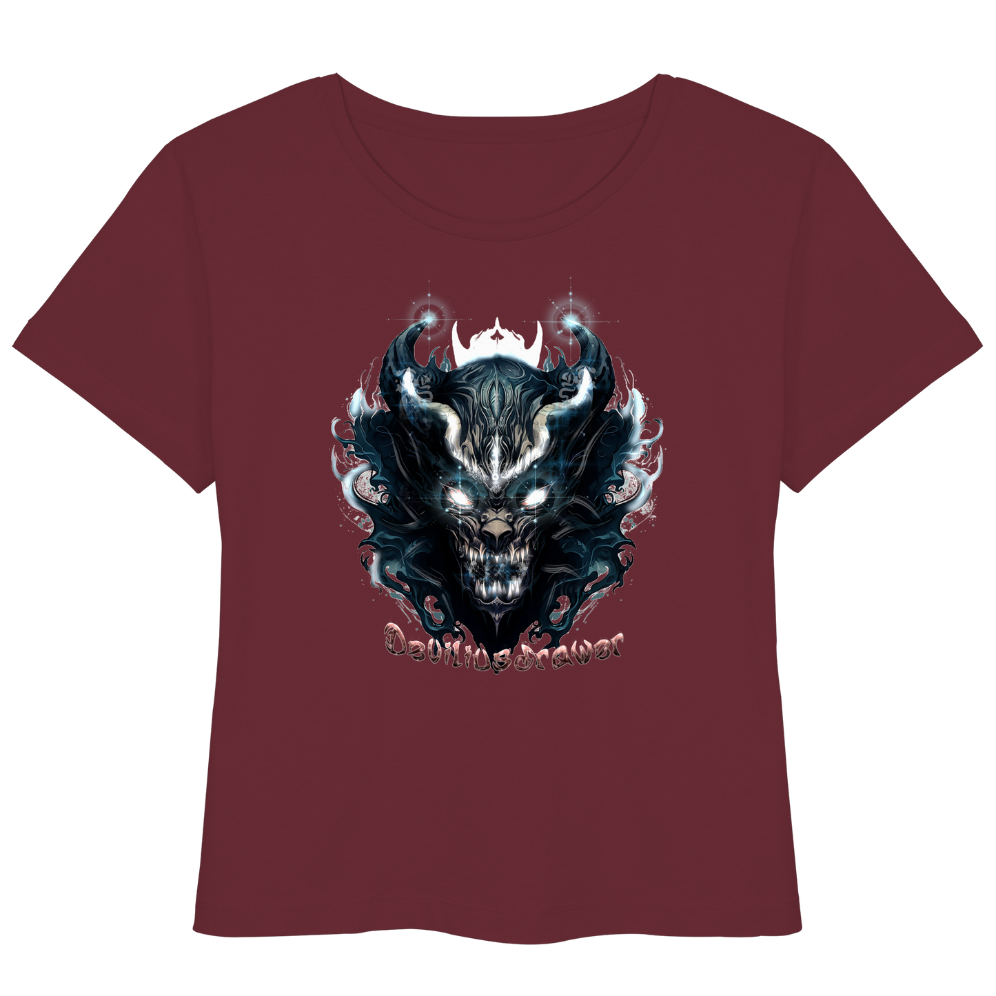Deviliusdrawer Demonic Star - Womens Organic Lightweight T-Shirt