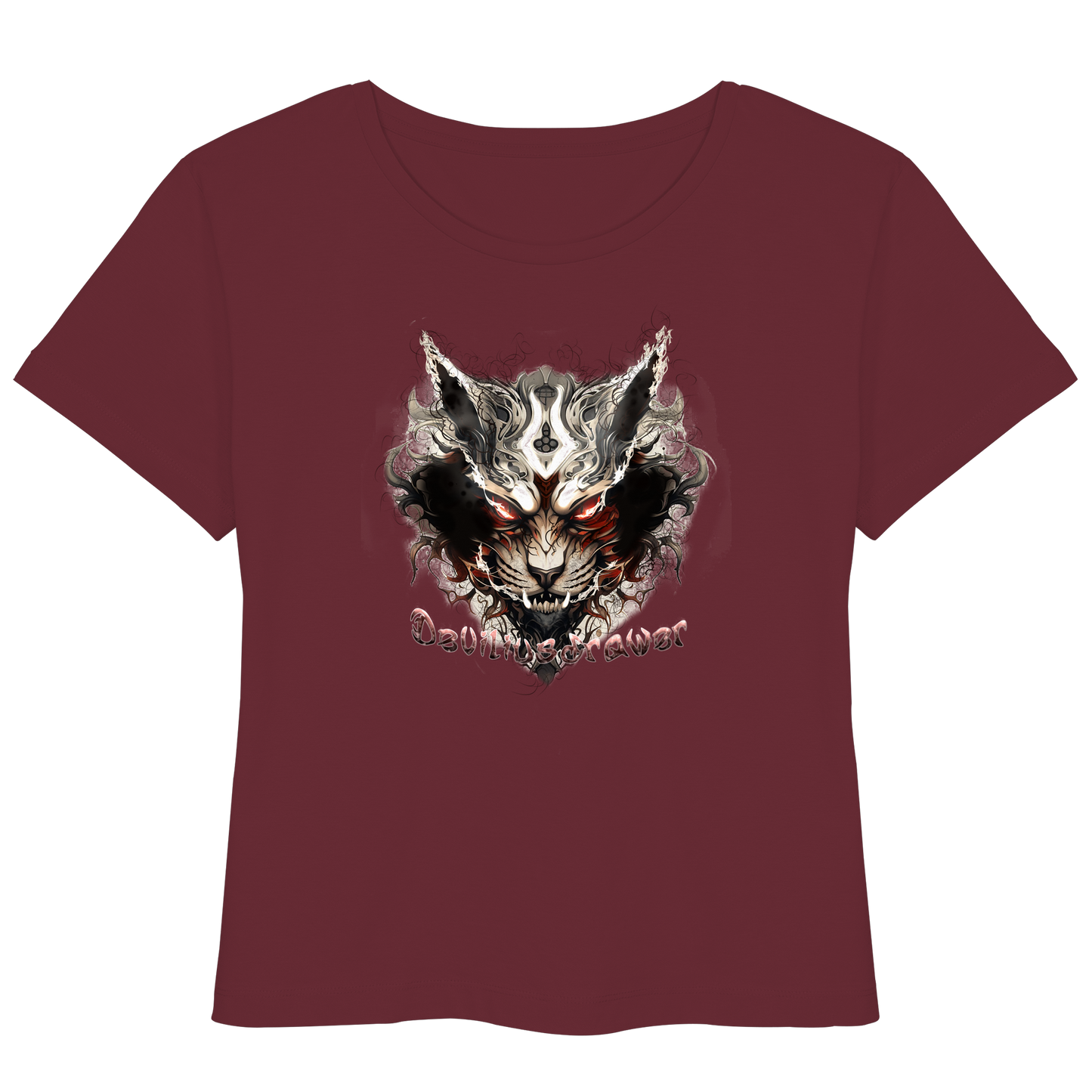 Deviliusdrawer Wild Hotcat  - Womens Organic Lightweight T-Shirt