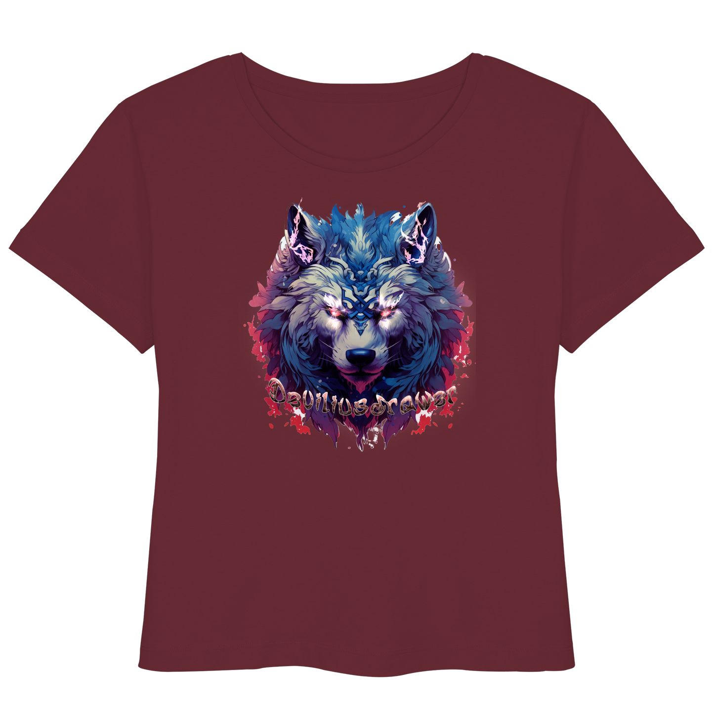 Deviliusdrawer Magic Wolf - Womens Organic Lightweight T-Shirt