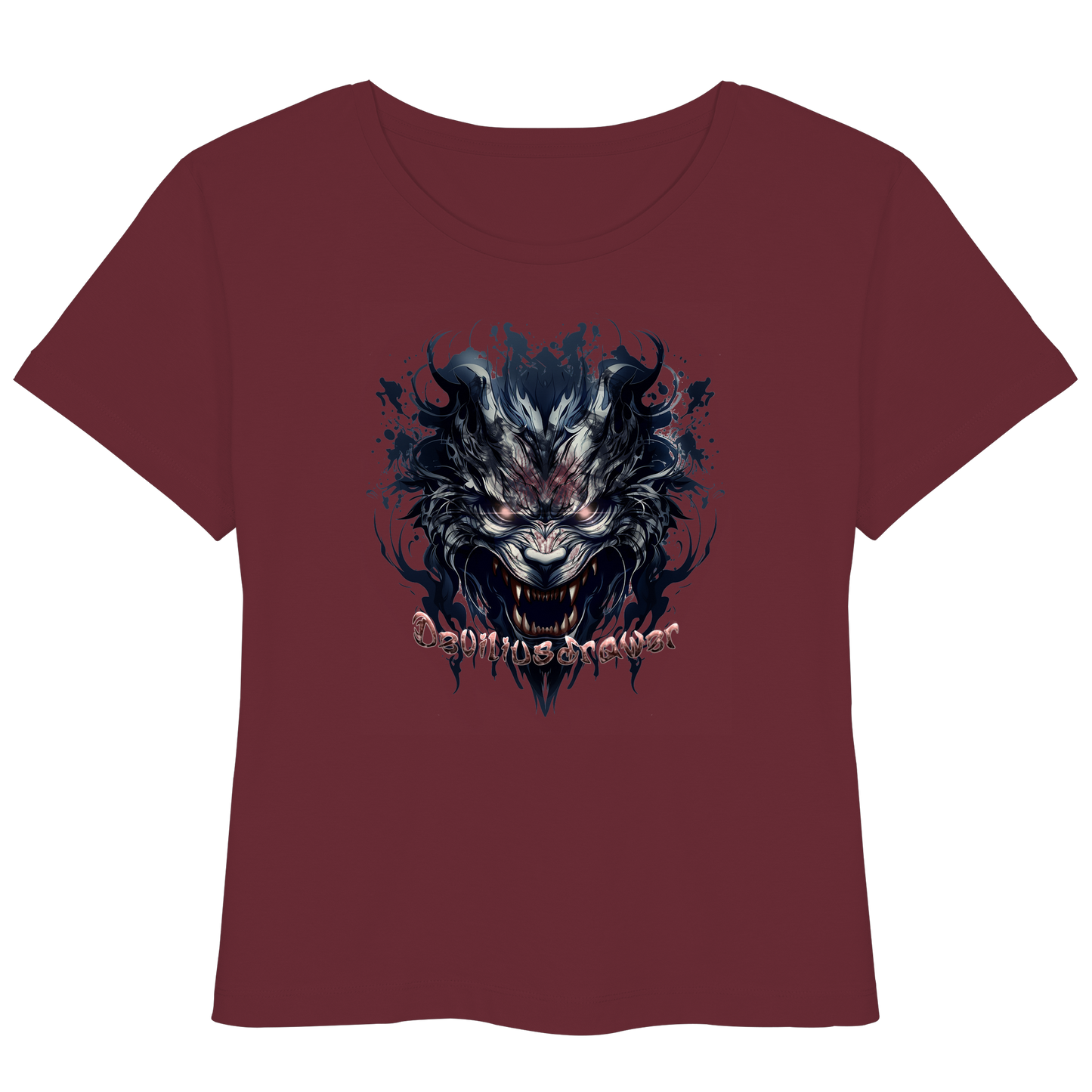 Deviliusdrawer Cruel Wolf - Womens Organic Lightweight T-Shirt