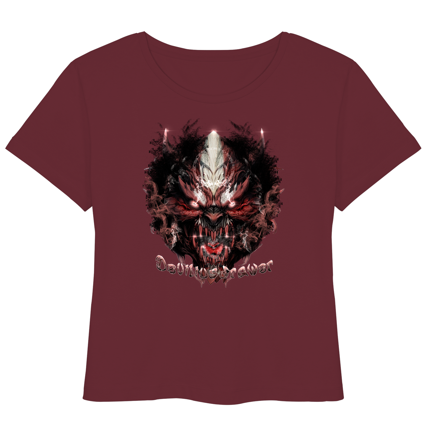 Deviliusdrawer Bloody Demon Vampire - Womens Organic Lightweight T-Shirt