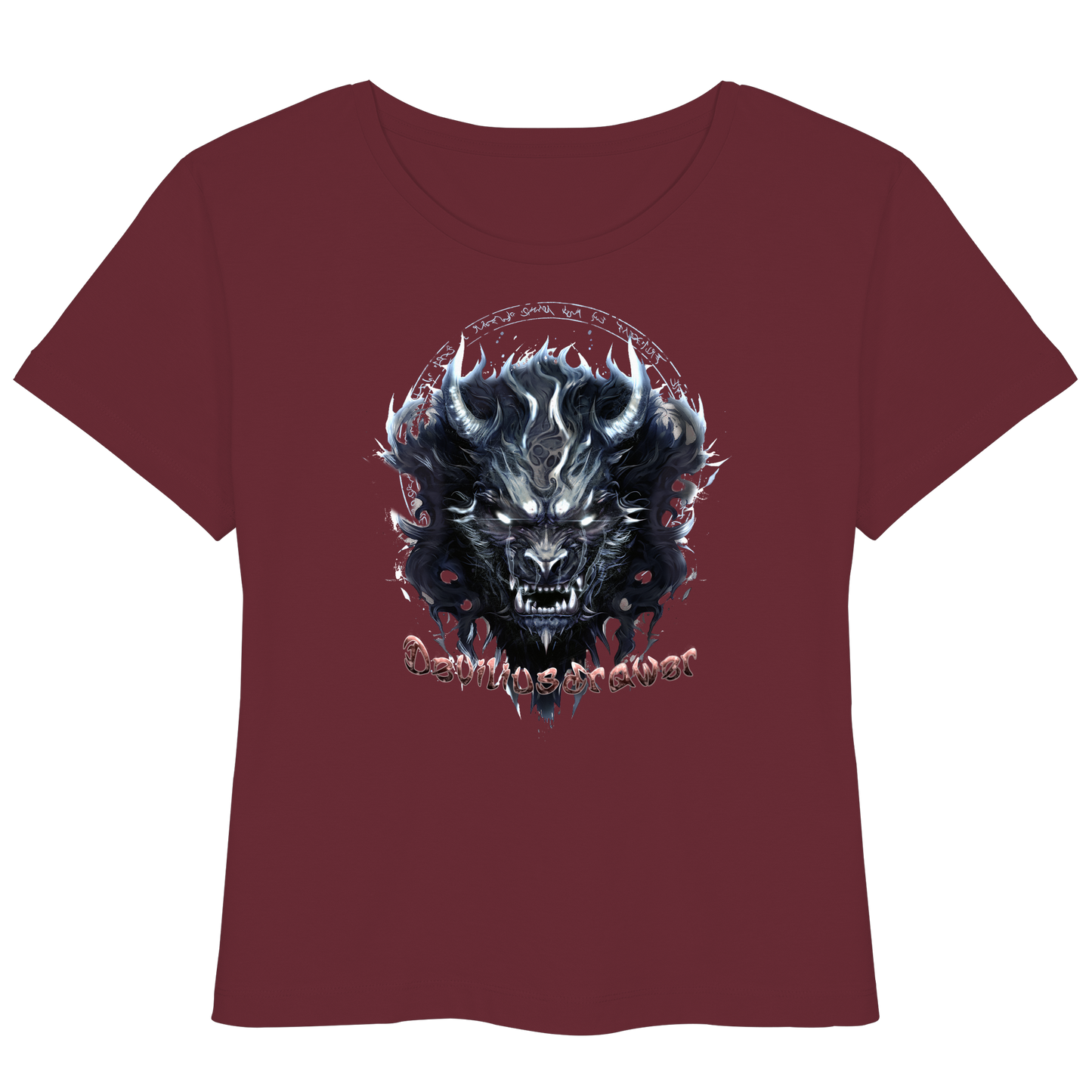 Deviliusdrawer Dark Wolf Mask - Womens Organic Lightweight T-Shirt