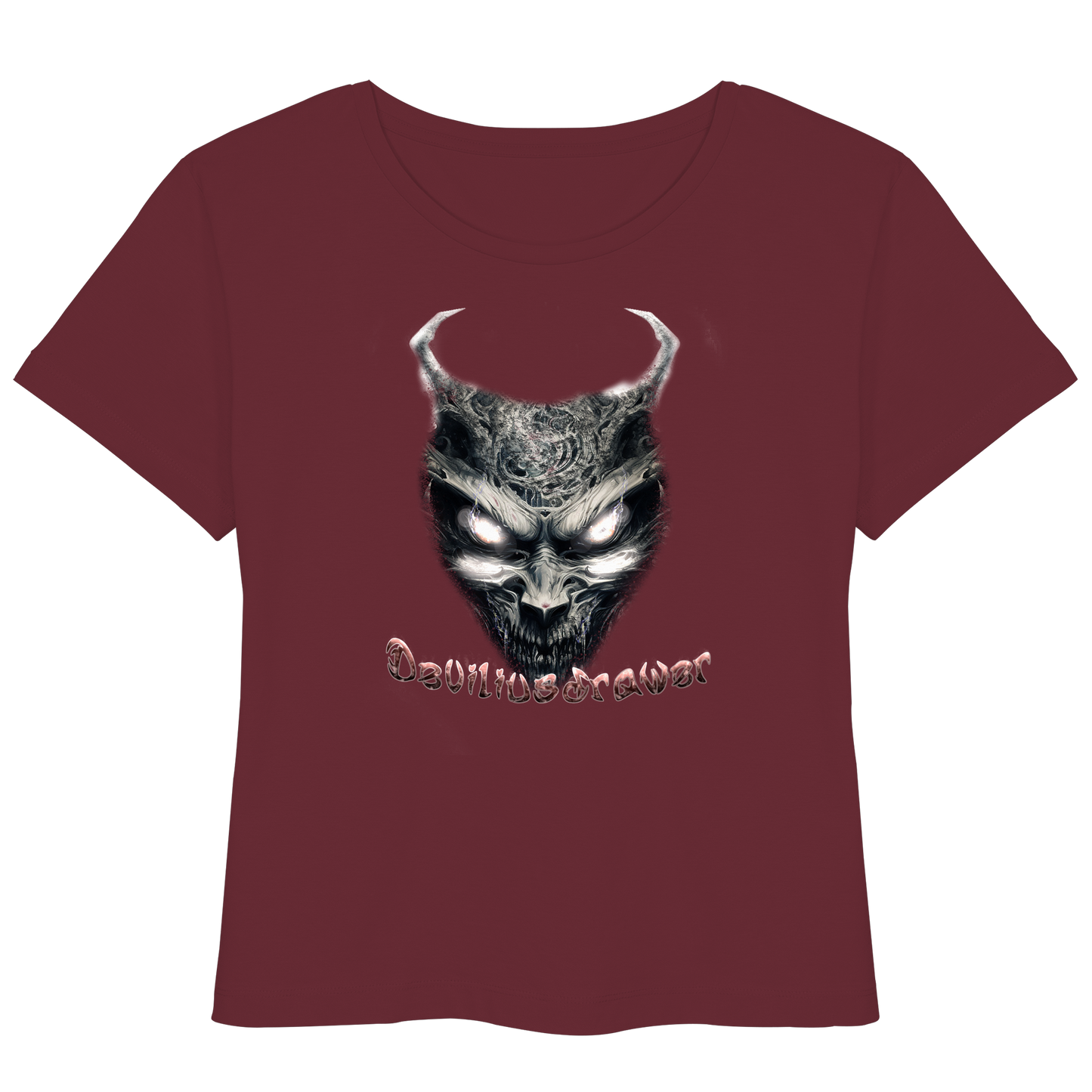 Deviliusdrawer Demonic Evil Zombie - Womens Organic Lightweight T-Shirt